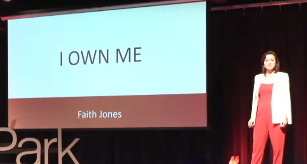 Faith Jones, I own me Ted Talk