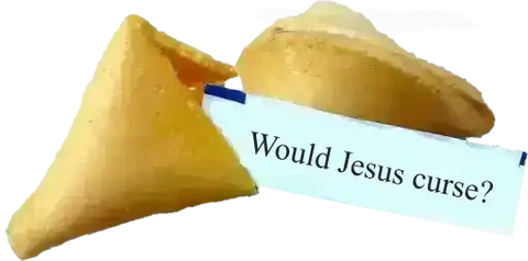 Would Jesus curse?