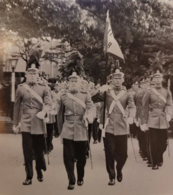 B Company Marching