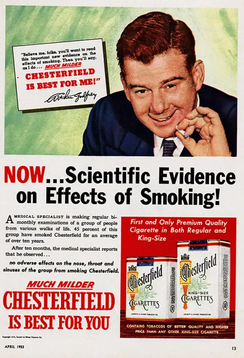 Fraudulent Ads Tobacco